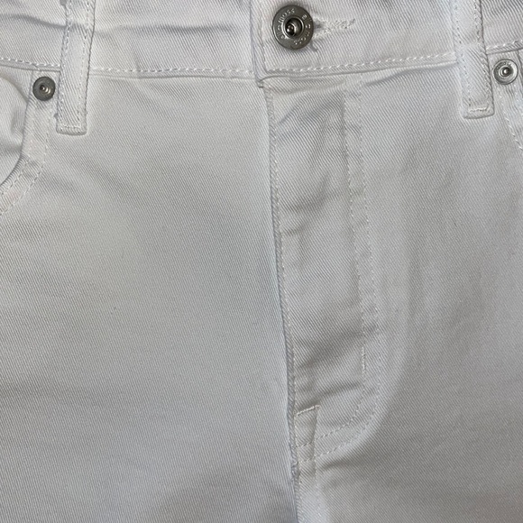 Ella moss White High Waisted Straight Leg Cropped Jeans Sz. 29/8 - Picture 17 of 17